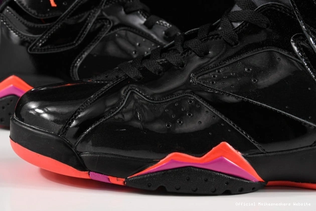 Official Maikesneakers Retro Jordan 7 Air 313358-006 Patent Black 0717